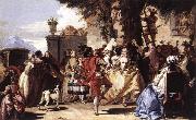 TIEPOLO, Giovanni Domenico Ball in the Country sg oil painting